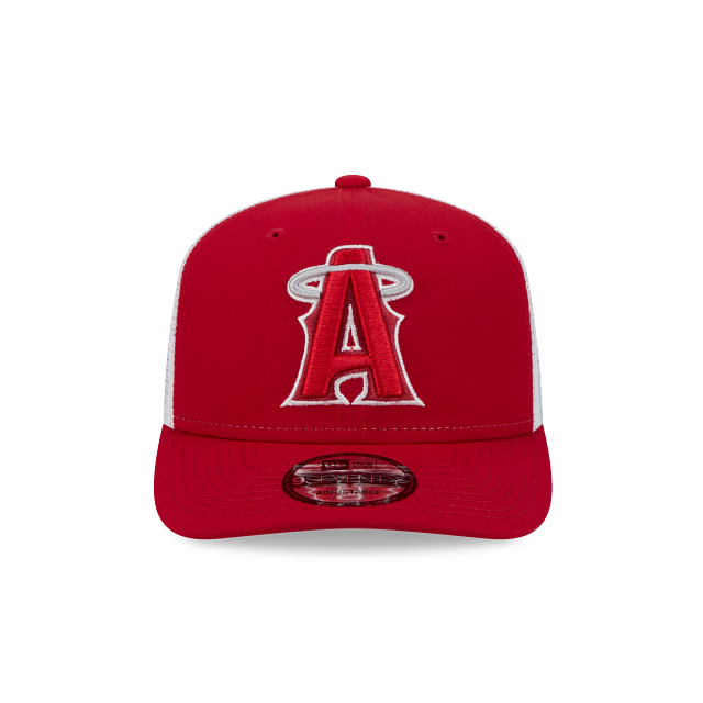 Los Angeles Angels Red 9SEVENTY Trucker Snapback