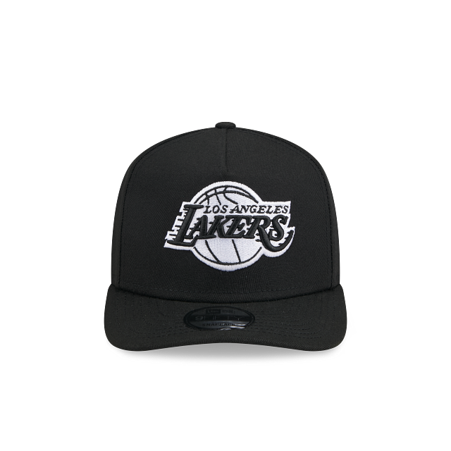 Los Angeles Lakers Black And White A-Frame 9FIFTY Snapback