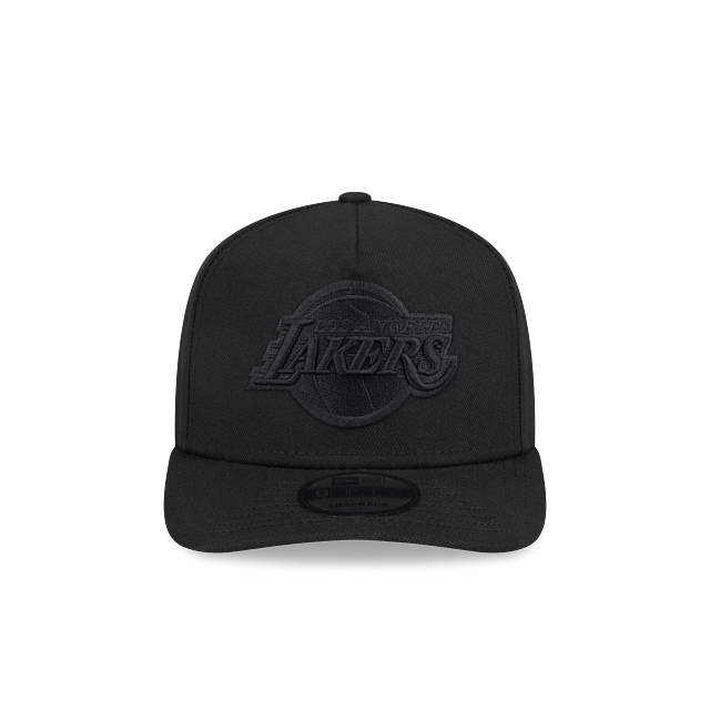 Los Angeles Lakers Black on Black A-Frame 9FIFTY Snapback