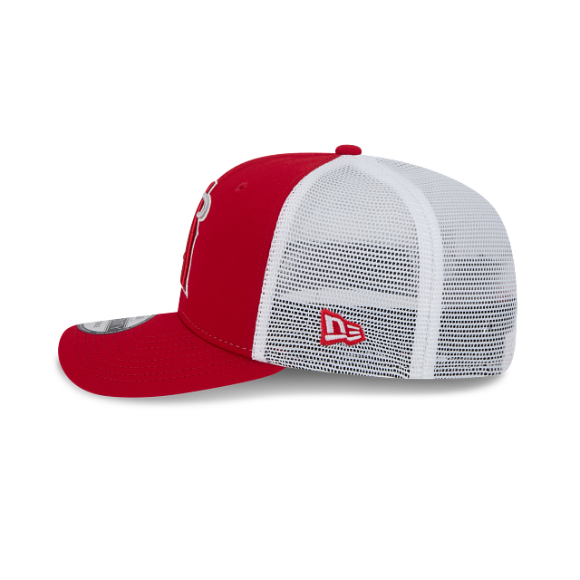 Los Angeles Angels Red 9SEVENTY Trucker Snapback