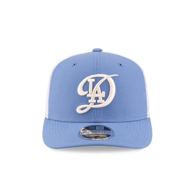 Los Angeles Dodgers City Connect Light Blue 9SEVENTY Trucker Snapback